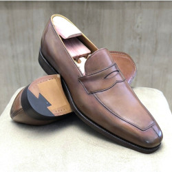 Cheaney J1599-227 brown loafer