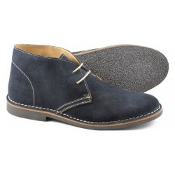 Loake Sahara navy suede 2...